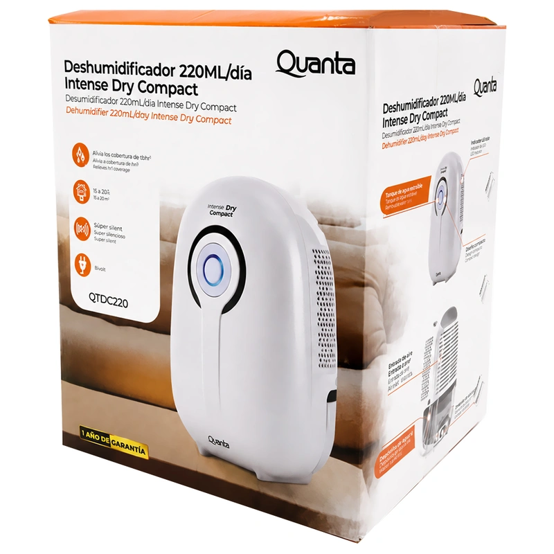 Desumidificador Quanta QTDC220 Humidifier 220V - Branco Intense Dry Compact QTDC220 - Imagem 4