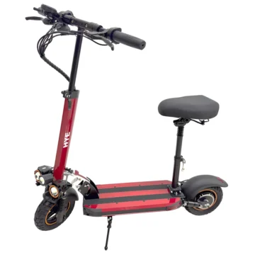 Patinete Elétrico Com Assento HYE S12 Pro 10 Bateria de lítio Vermelho
