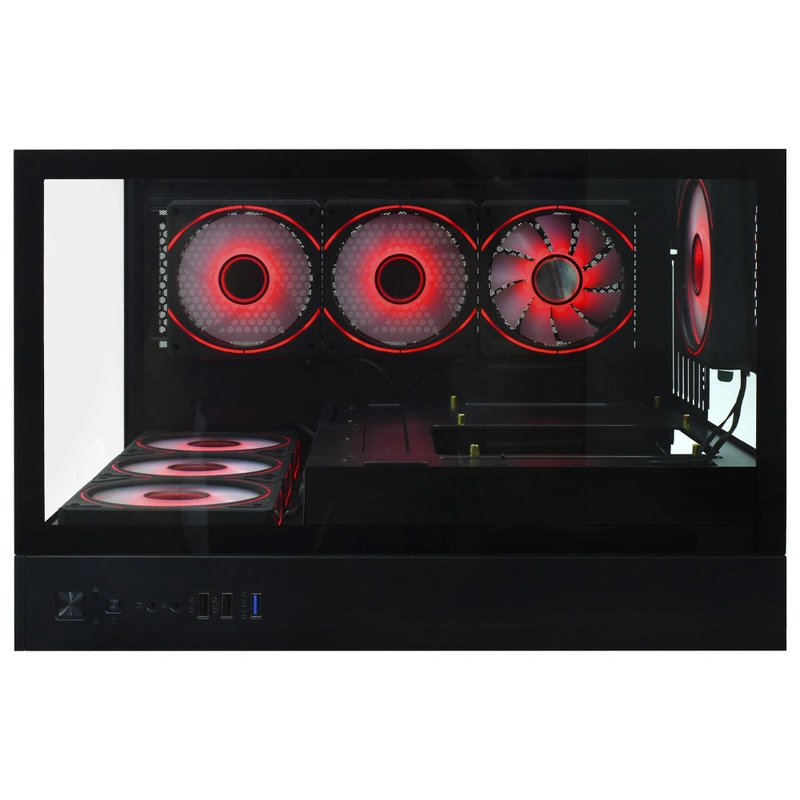 Gabinete Gamer Satellite K900 ATX 7 Cooler - Preto - Imagem 2