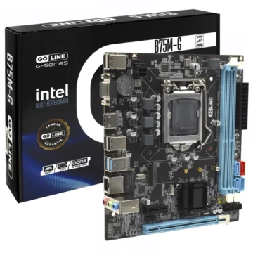 Placa Mãe GoLine GL-B75M-G Socket LGA 1155 VGA DDR3 Intel B75 Micro ATX