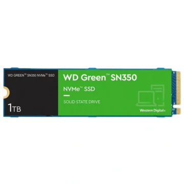 SSD Western Digital M.2 1TB SN350 Green NVMe - WDS100T3G0C PCIe Gen3 x4
