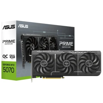 Placa de Video ASUS Prime OC 12GB GeForce RTX5070 GDDR7 - PRIME-RTX5070-O12G
