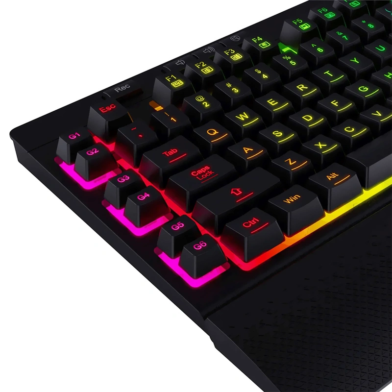 Teclado Gamer Redragon K512RGB-1 Shiva USB Inglês - Preto Com Fio - Imagem 3