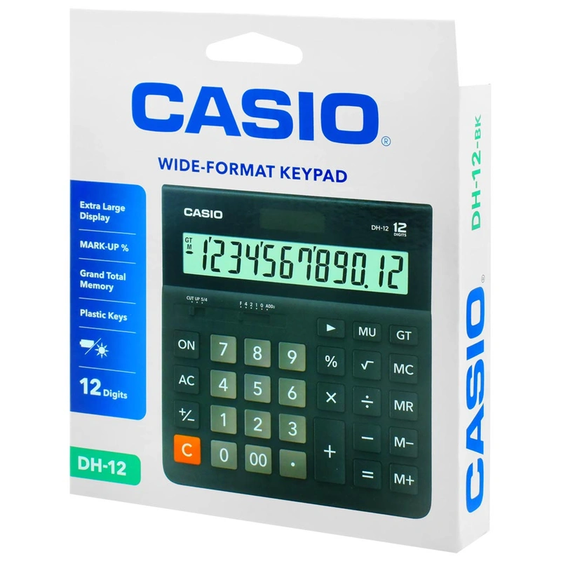 Calculadora Casio DH-12-BK 12 Digitos - Preto - Imagem 3