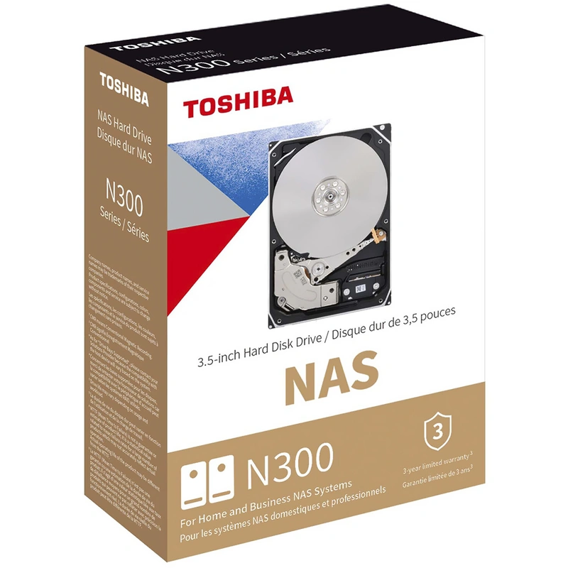 HD Toshiba 20TB N300 Nas 3.5 SATA 6.0 Gbit/s HDWG82AXZSTA - Imagem 3