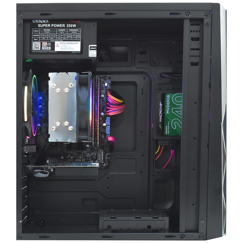 PC Montado Gamer Intel Core i3 7100 3.4GHz 16GB RAM 240GB SSD GeForce GT730 4GB + Kit - Imagem 4