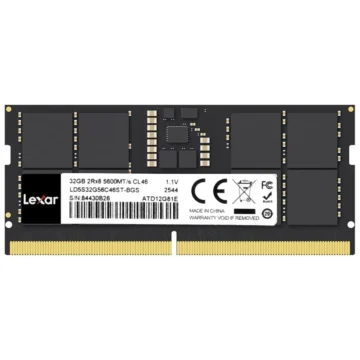 Memória RAM para Notebook Lexar DDR5 32GB 5600MHz - LD5S32G56C46ST-BGS