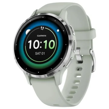 Relógio Smartwatch Garmin Venu 3S Sage - Cinza (010-02785-01) 5 ATM Bluetooth