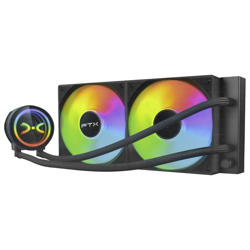 Water Cooler para Processador FTX Hydro FTXWC-B240 ARGB 240MM - Preto - Imagem 2