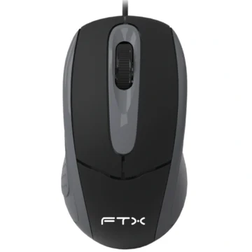 Mouse FTX M56 USB - Preto Cinza Com Fio