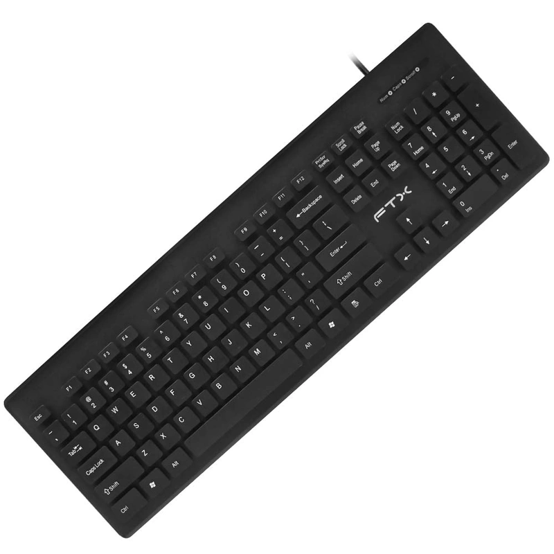 Teclado FTX FTXK100E USB Inglês - Preto Com fio - Imagem 3