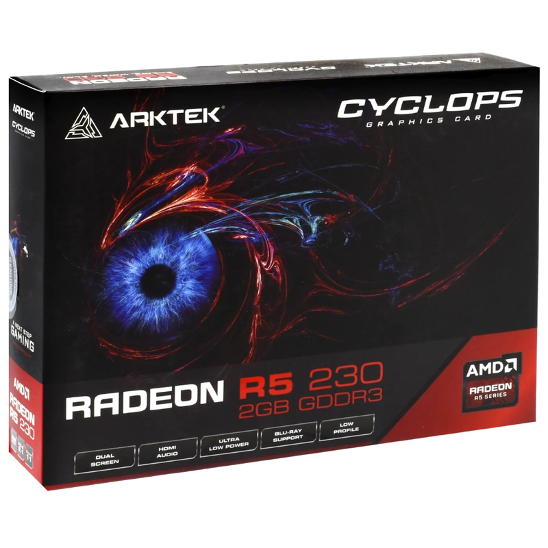 Placa de Vídeo Arktek Cyclops 2GB Radeon R5-230 GDDR3 - AKR230D3S2GL1 625MHz - Imagem 3