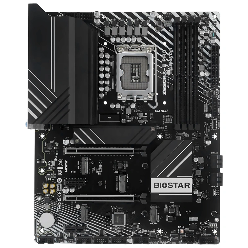 Placa Mãe Biostar Z890AX-E Pro Socket LGA 1851 DDR5 Intel Z890 ATX - Imagem 3