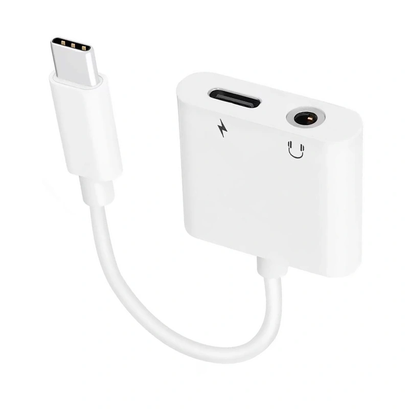 Cabo Adaptador USB-C Macho para Áudio 3.5mm Fêmea USB-C Fêmea Satellite AL-09 - Imagem 2