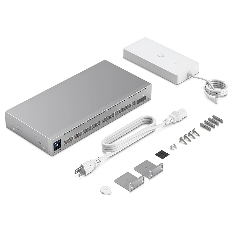 Hub Switch Ubnt USW-PRO-MAX-16-POE-BR Unifi Switch 16 Portas 180W - Imagem 3