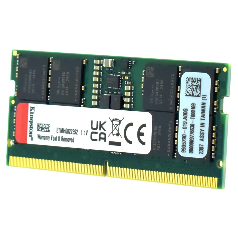 Memória RAM para Notebook Kingston DDR5 32GB 5600MHz - KVR56S46BD8-32 SODIMM - Imagem 2