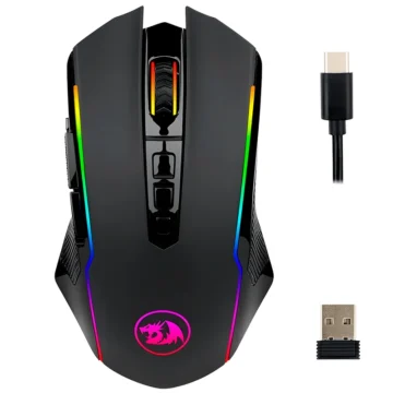 Mouse Gamer Redragon M910-KS Ranger Lite Wireless RGB - Preto USB Receiver 2.4GHz