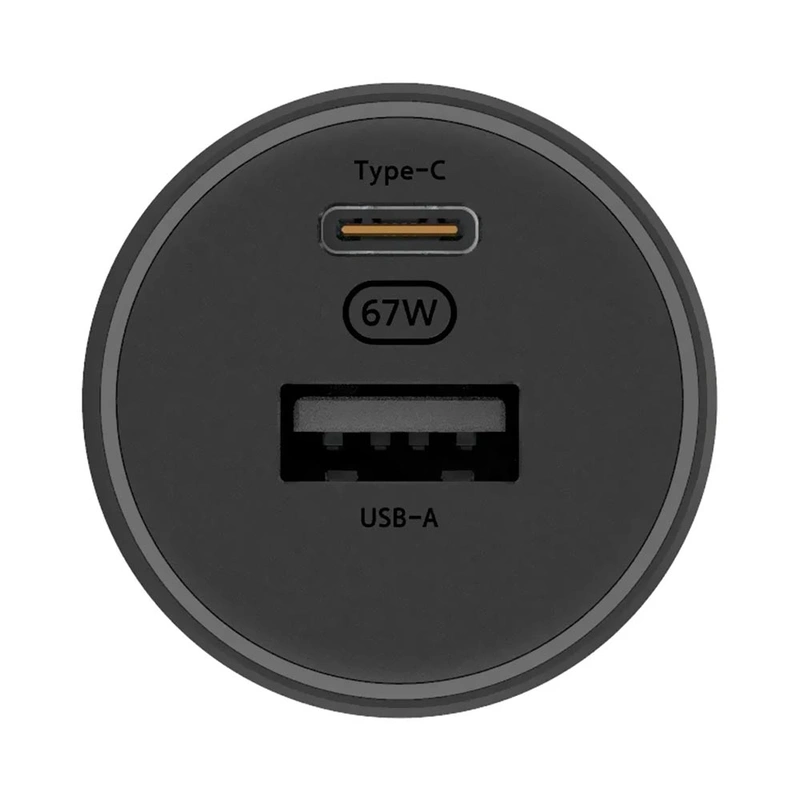 Carregador de Bateria Veícular Xiaomi Mi CC07ZM USB USB-C - Preto - Imagem 3