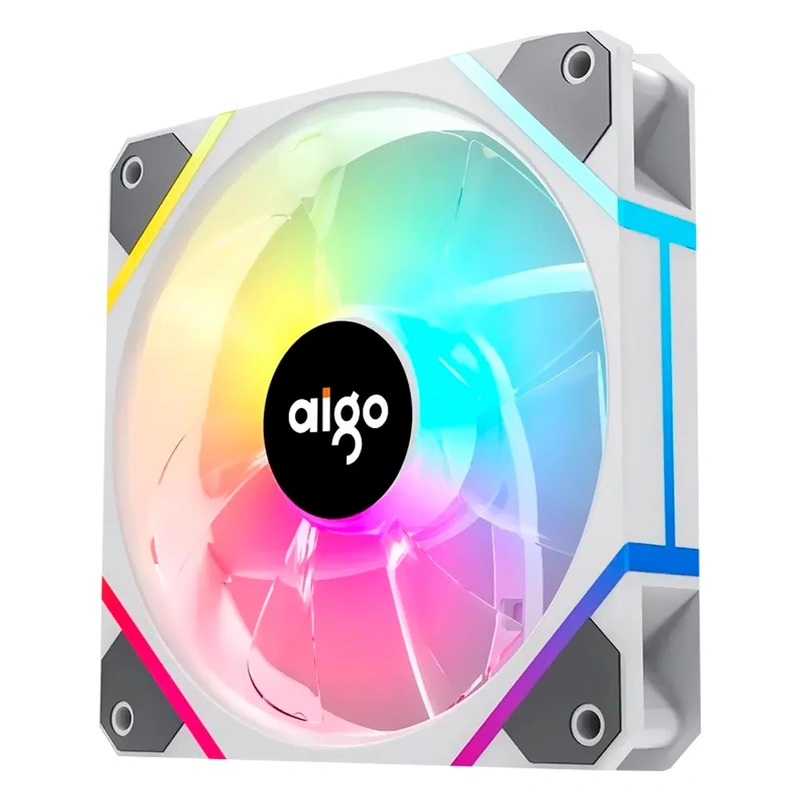 Cooler para Gabinete Aigo AM12 Pro 12X12 ARGB - Branco - Imagem 2