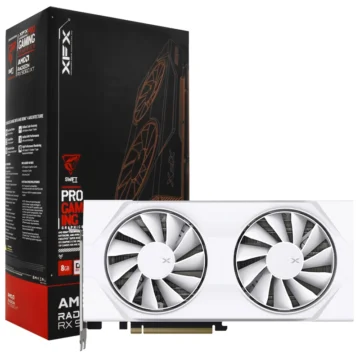 Placa de Vídeo XFX Swift OC Gaming White Edition 8GB Radeon RX9060 XT - RX-96TSW8GWQ
