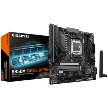 Placa Mãe Gigabyte B850M Eagle Wi-Fi 6E Socket AM5 DDR5 AMD B850 Micro ATX