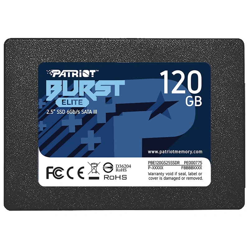 SSD Patriot 120GB Burst Elite 2.5 SATA 6Gb/s PBE120GS25SSDR