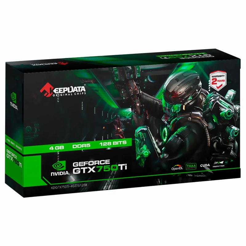 Placa de Vídeo Keepdata 4GB GeForce GTX750TI GDDR5 - KDGTX750TI-4GD5128B - Imagem 3
