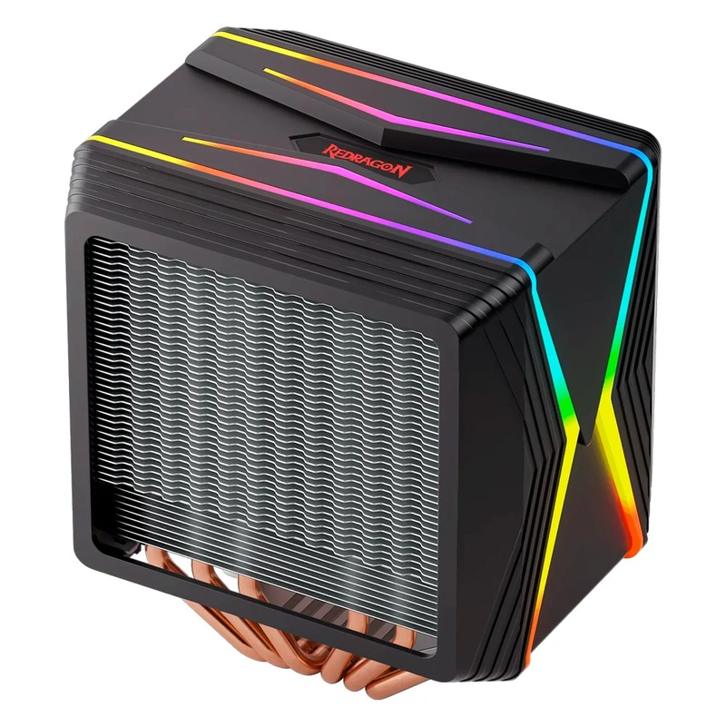 Cooler para Processador Redragon Hodur Dual Tower CC-2188 - ARGB Preto