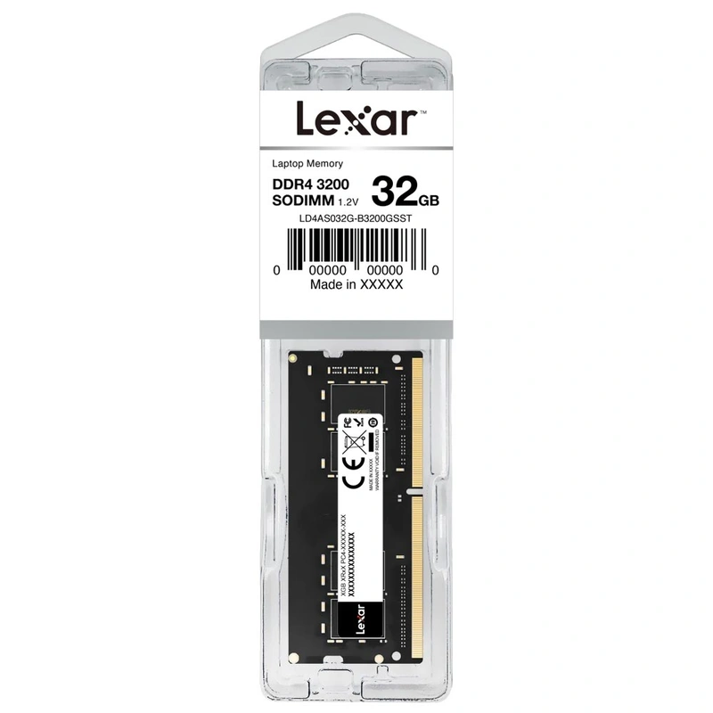 Memória RAM para Notebook Lexar DDR4 32GB 3200MHz - LD4AS032G-B3200GSST - Imagem 3