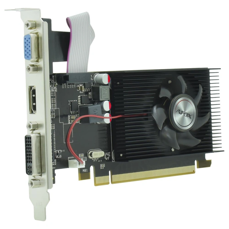 Placa de Vídeo AFOX 1GB Radeon HD5450 DDR3 - AF5450-1024D3L5 PCI Express 3.0 - Imagem 2