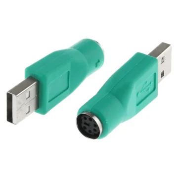 Adaptador PS2 USB 2.0 Macho Verde