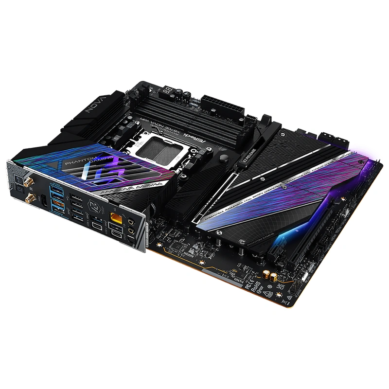 Placa Mãe ASRock X870E Nova Wi-Fi Socket AM5 DDR5 AMD X870E ATX - Imagem 2