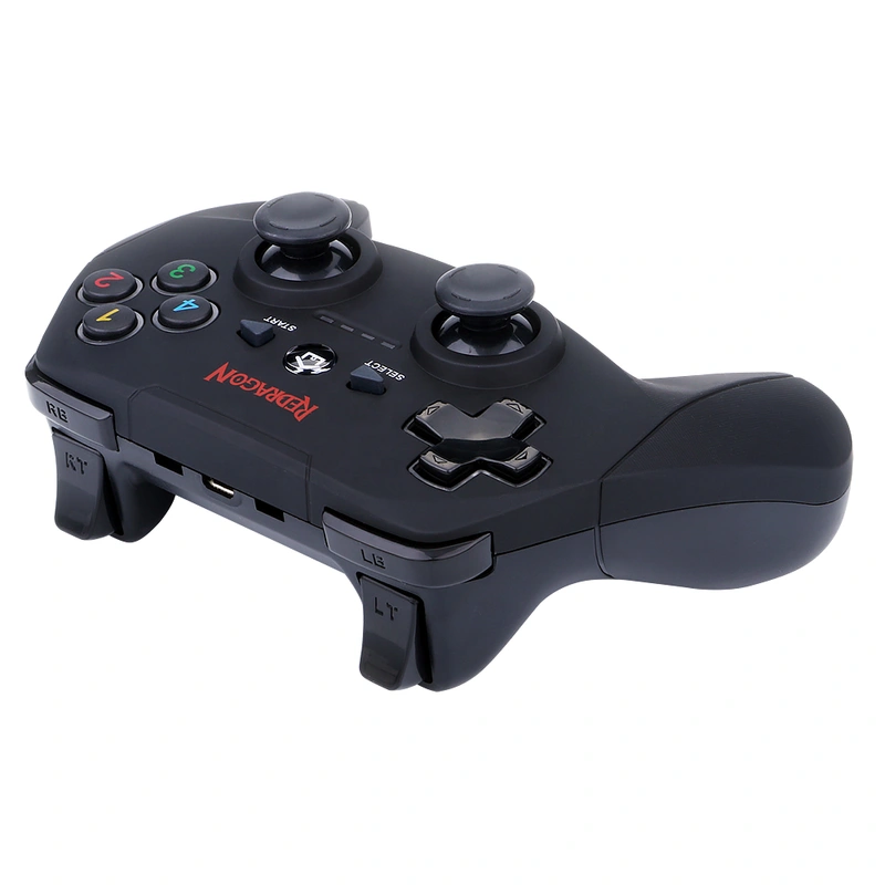 Controle Redragon G808 Harrow Vibration para PS3 PC Wireless - Preto Harrow G808 - Imagem 3