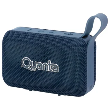 Caixa de Som Quanta QTSPS80 Mini Bluetooth TWS Micro SD - Azul 8W IPX5