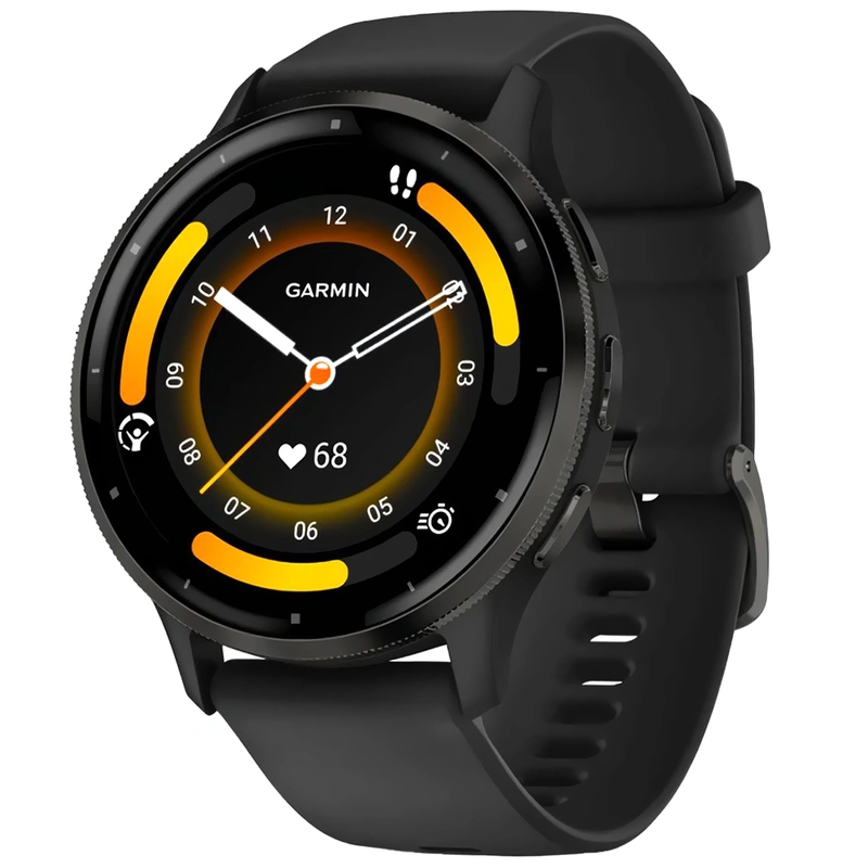 Relógio Garmin Venu 3 - Preto Cinza (010-02784-01) Natação, 5 ATM Bluetooth