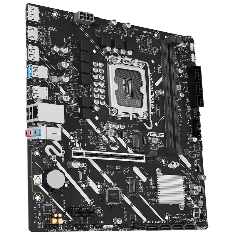 Placa Mãe ASUS Prime H810M-E Socket LGA 1851 DDR5 Intel H810 Micro ATX - Imagem 3