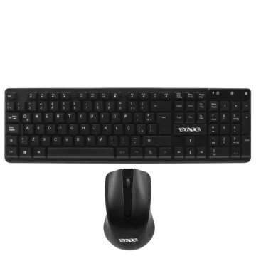 Teclado + Mouse Satellite AK-741G Wireless Português - Preto Nano receptor USB