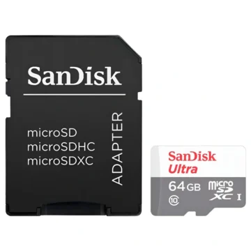 Cartão de Memória Micro SD SanDisk Ultra 64GB Classe 10