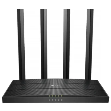 Roteador Tp-Link Archer C6 AC1300 Dual Band 2.4GHz 5GHz 4 Antenas - Preto