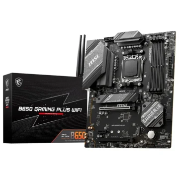 Placa Mãe MSI B650 Gaming Plus Wi-Fi Socket AM5 DDR5 AMD B650 ATX Wi-Fi 6E - Bluetooth 5.3