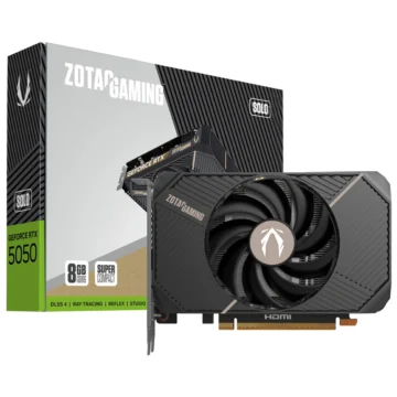 Placa de Vídeo Zotac Solo Gaming 8GB GeForce RTX5050 GDDR6 - ZT-B50500G-10L