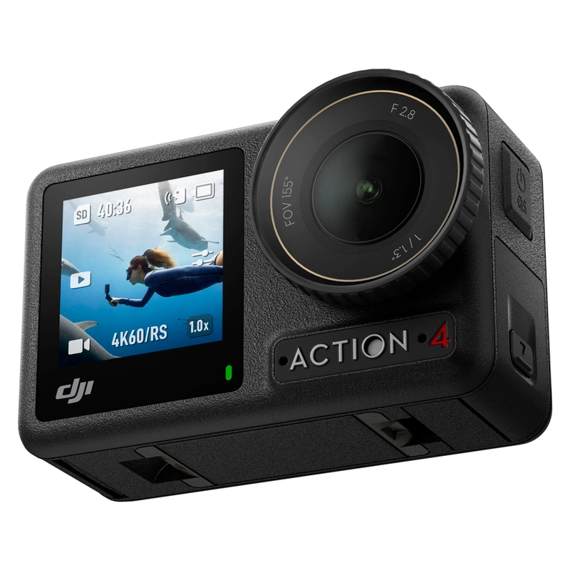 Câmera DJI Osmo Action 4 Adventure Combo AC003 IP68 Wi-Fi Preto - Imagem 2