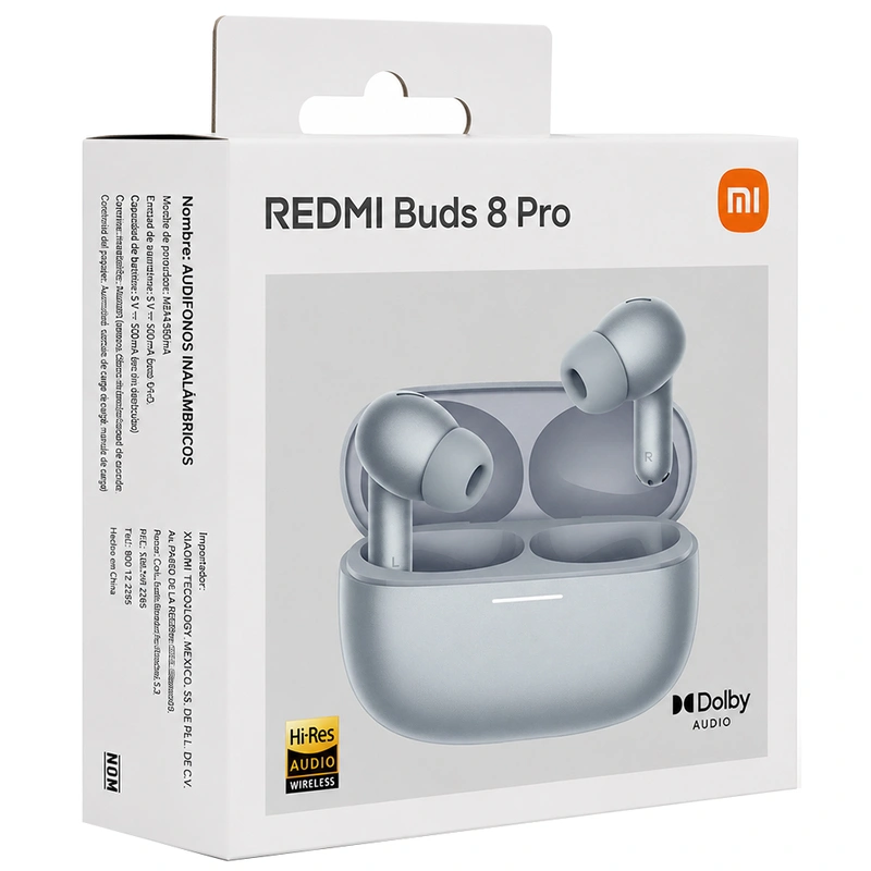 Fone de Ouvido Xiaomi Redmi Buds 8 Pro Bluetooth - Glacier Azul (BHR08GMGL) - Imagem 4