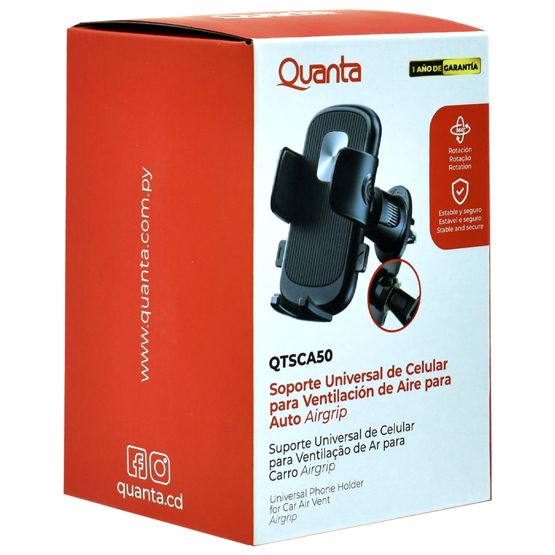 Suporte de Celular Quanta QTSCA50 Universal - Preto - Imagem 3