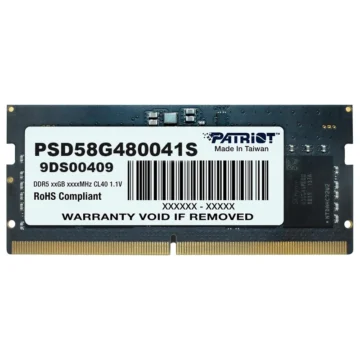 Memória RAM para Notebook Patriot Signature Line DDR5 8GB 4800MHz - PSD58G480041S