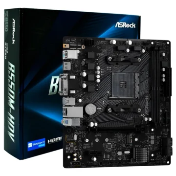 Placa Mãe ASRock B550M-HDV Socket AM4 VGA DDR4 AMD B550 Micro ATX