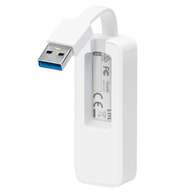 Adaptador de Rede USB 3.0 para Gigabit Ethernet Tp-link UE300 - Branco - Imagem 3