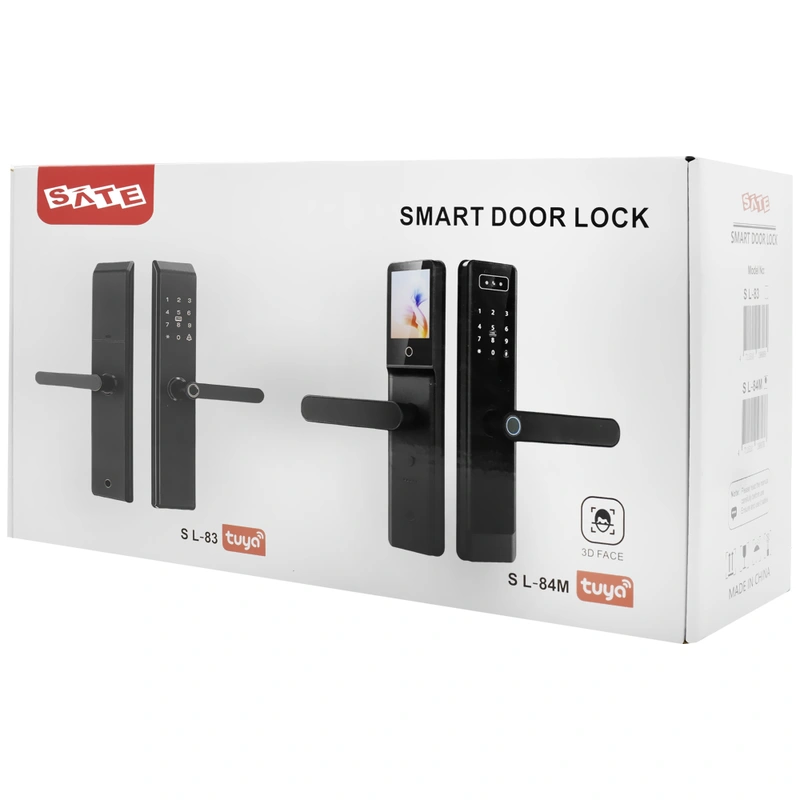 Fechadura Digital Satellite SL-84M Smart Door Lock 3D Face - Preto - Imagem 2