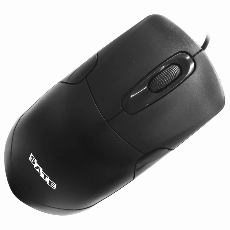 Mouse Satellite A-29 USB - Preto Com fio - Imagem 2