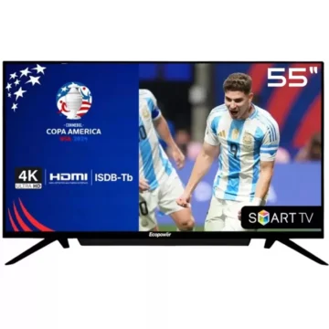 TV Smart Ecopower EP-TV055 55 Wi-Fi Conversor Digital Integrado ISDB-T